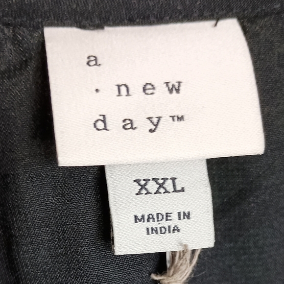 NWT A New Day Long Sleeve Ruched Front Bodycon Dress in Green Ombre Floral - Picture 7 of 9